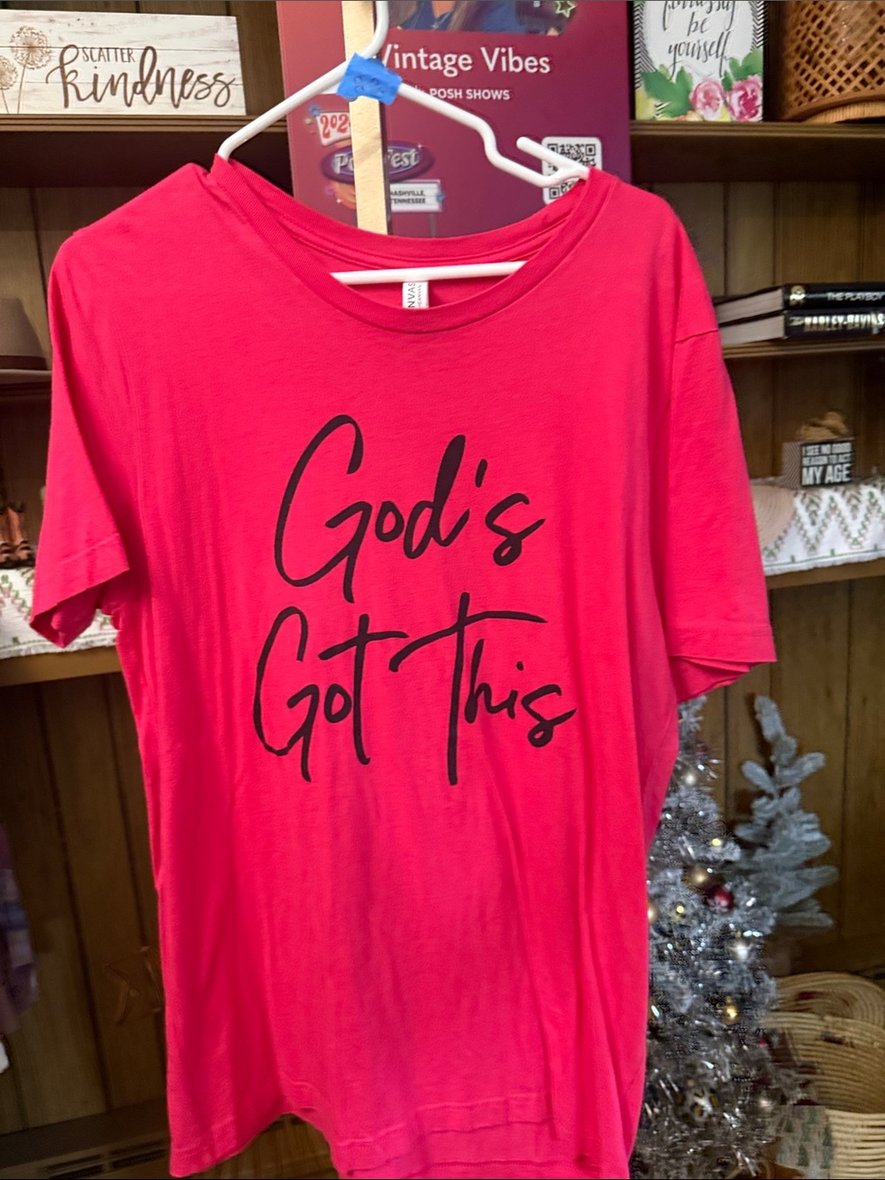 Bella Canvas Hot Pink "God's Got This" Short Sleeve Tee